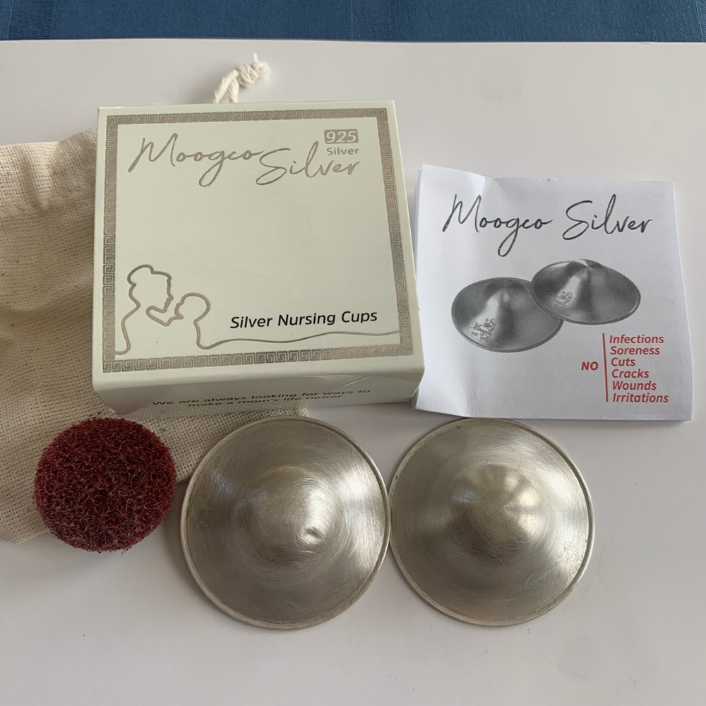 Silver Nursing Cups - Breastfeeding